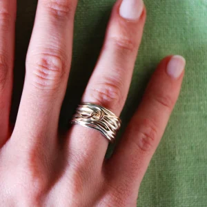 Filodellavita Classic 13 fili in Argento e Nodino Filodamore in Oro Rosa 9kt | Rubinia Gioielli Best
