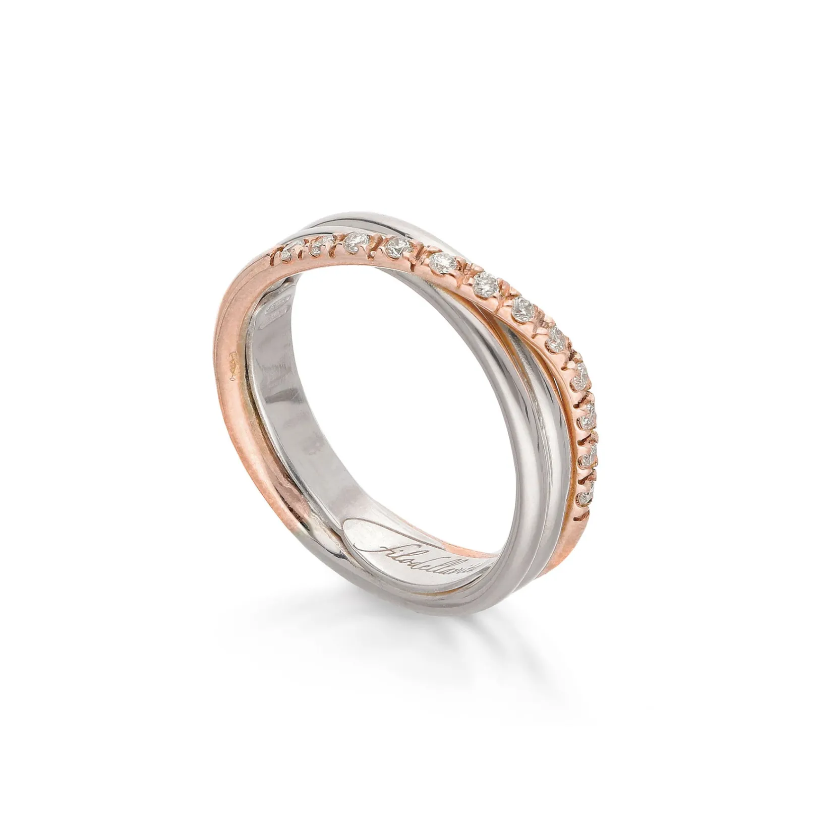 filodellavita_classic__fi_3-12.webp Filodellavita Classic 3 fili in Oro Giallo / Rosa 9kt Argento e Diamanti Bianchi | Rubinia Gioielli Best