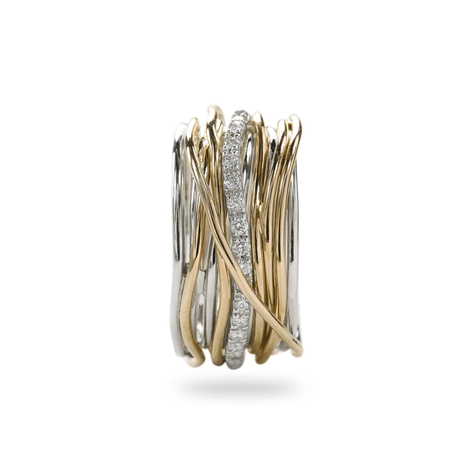 filodellavita_classic__fi_5.webp Filodellavita Classic 13 fili in Oro Rosa / Oro Giallo 9kt, Argento 925 e 16 Diamanti Bianchi | Rubinia Gioielli Outlet