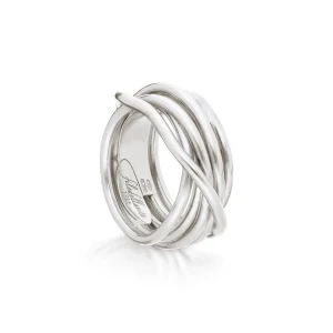 Filodellavita Leda 7 fili in Oro Bianco 18kt | Rubinia Gioielli Fashion