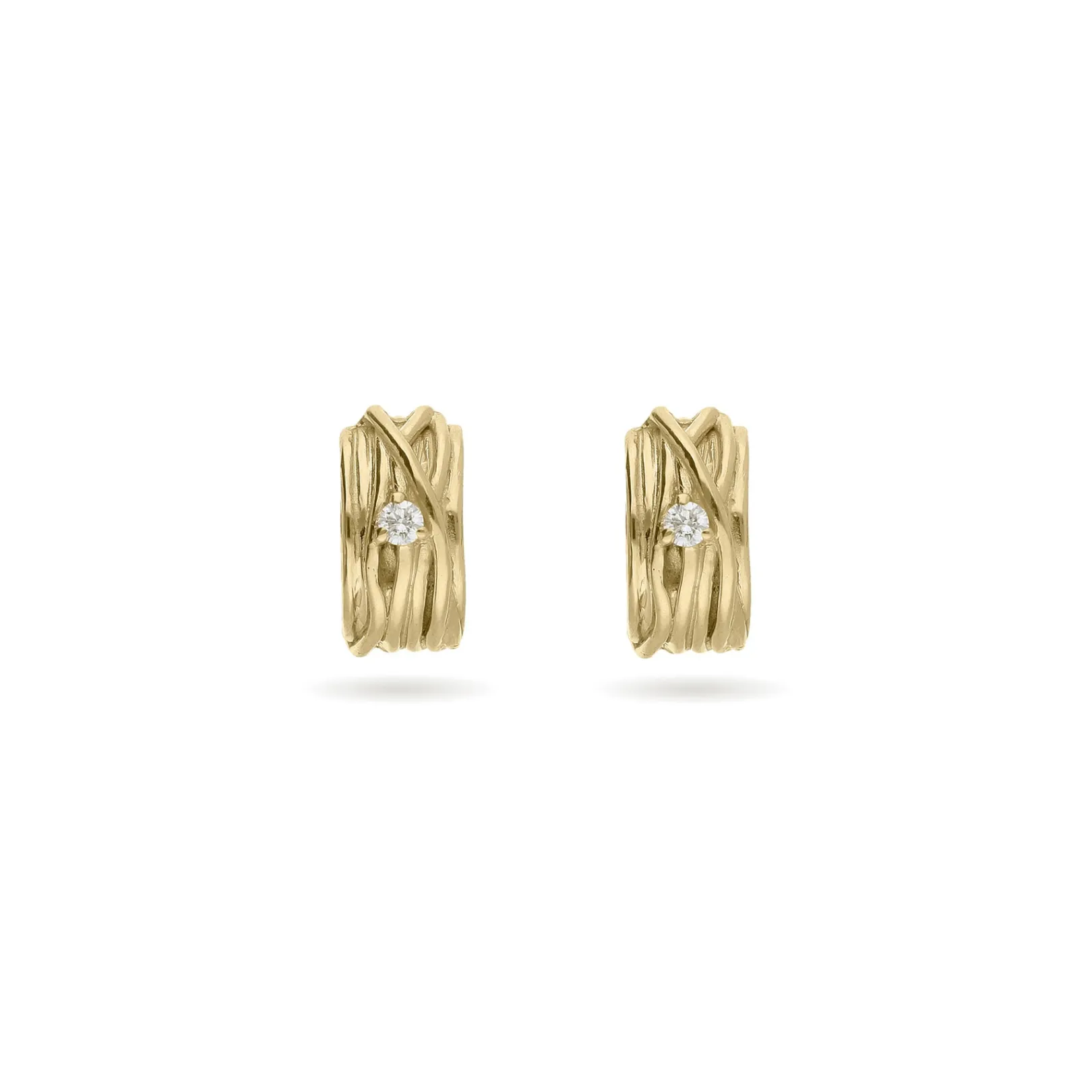filodellavita_mini__orecc_2.webp Filodellavita Mini - Orecchini in Oro Giallo / Rosa / Bianco 9kt e Diamante Bianco | Rubinia Gioielli Discount