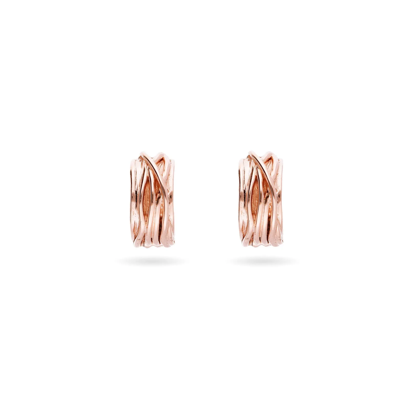 filodellavita_mini__orecc_3-1.webp Filodellavita Mini - Orecchini in Oro Giallo / Rosa / Bianco 9kt | Rubinia Gioielli Online