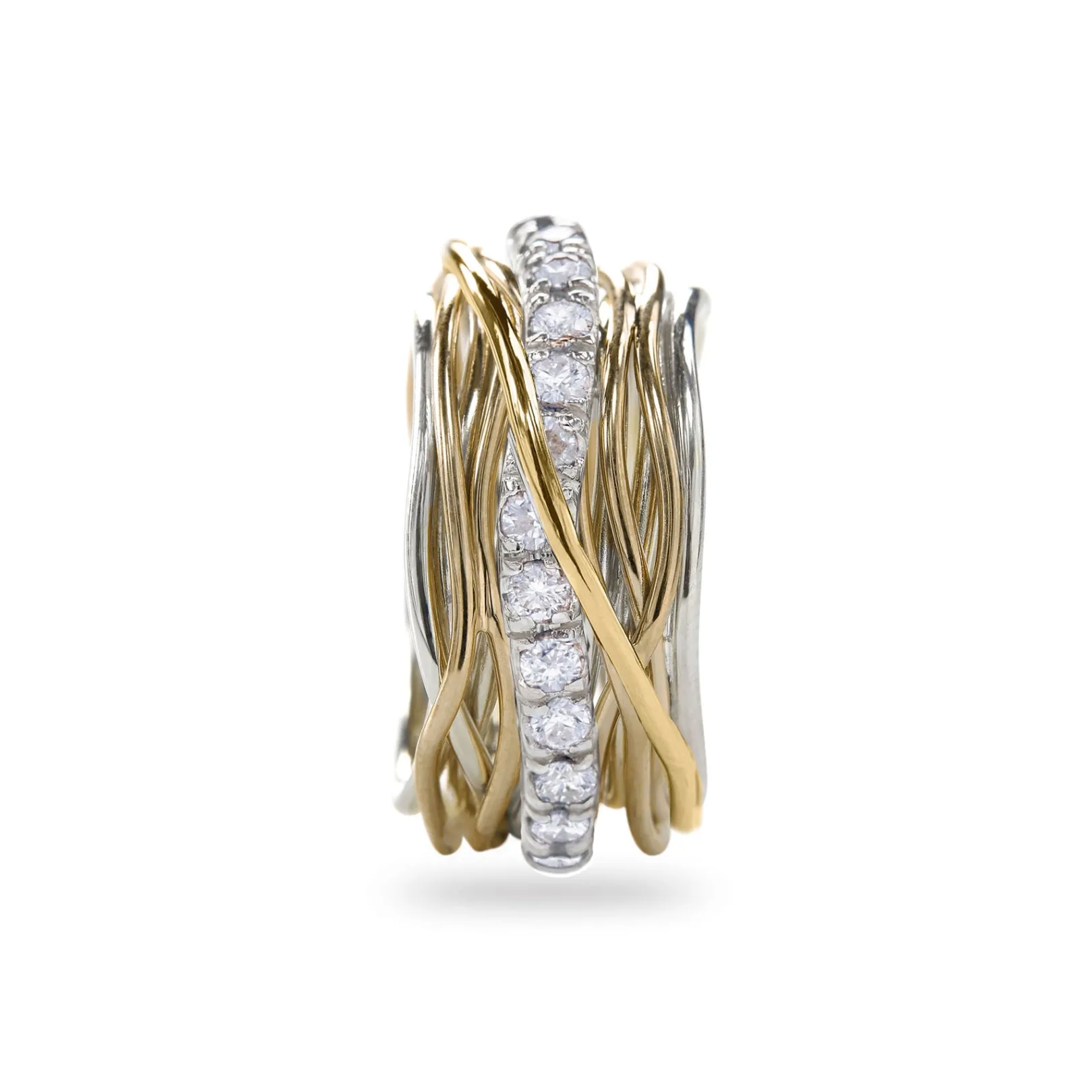 filodellavita_prezioso____1-2.webp Filodellavita Prezioso - 13 fili in Oro Rosa/Giallo 9kt, Argento 925 e Diamanti Bianchi | Rubinia Gioielli Online