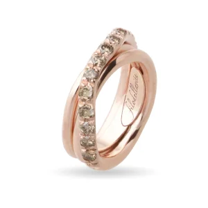 Filodellavita Prezioso 3 fili e Diamanti Brown da 0.80ct | Rubinia Gioielli New