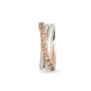 Filodellavita Prezioso 3 fili e Diamanti Brown da 0.80ct | Rubinia Gioielli New