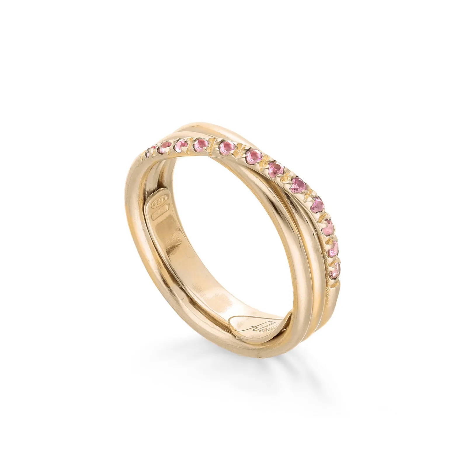 filodellavita_prezioso__f_5-4.webp Filodellavita Prezioso 3 Fili e Zaffiri rosa | Rubinia Gioielli Best