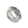 Filodellavita Rock 13 fili in Argento 925 e Diamanti Black | Rubinia Gioielli Sale