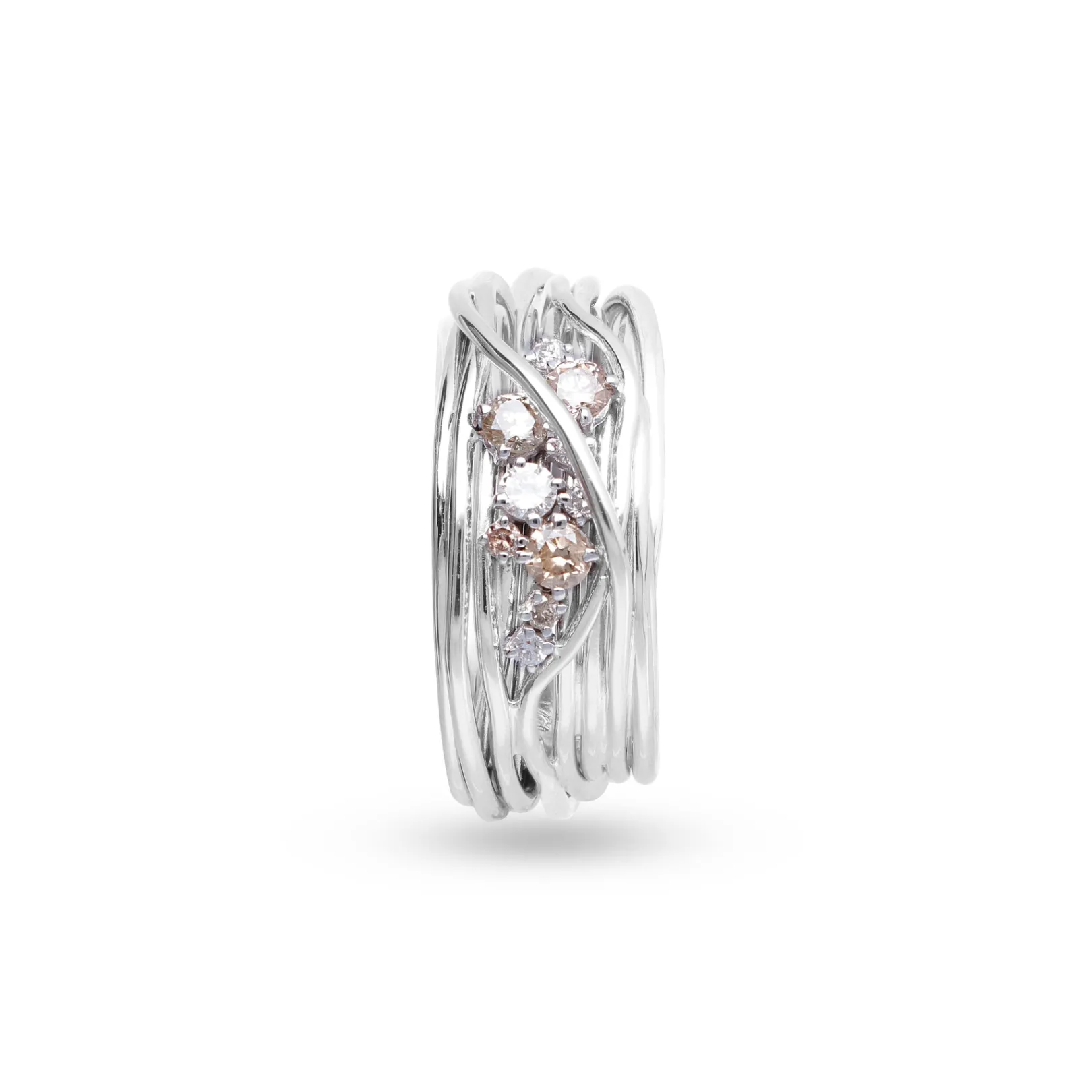 filodellavita_ten__fili_i_0-3.webp Filodellavita Ten 10 fili in Oro Bianco o Oro Rosa 18kt con Diamanti Bianchi e Brown | Rubinia Gioielli Online