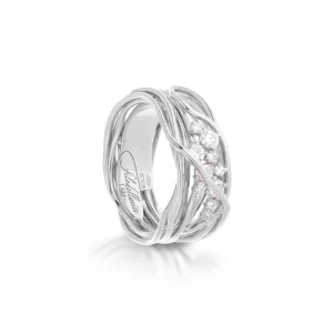 Filodellavita Ten 10 fili in Oro Bianco o Oro Rosa 18kt e Diamanti Bianchi | Rubinia Gioielli Sale