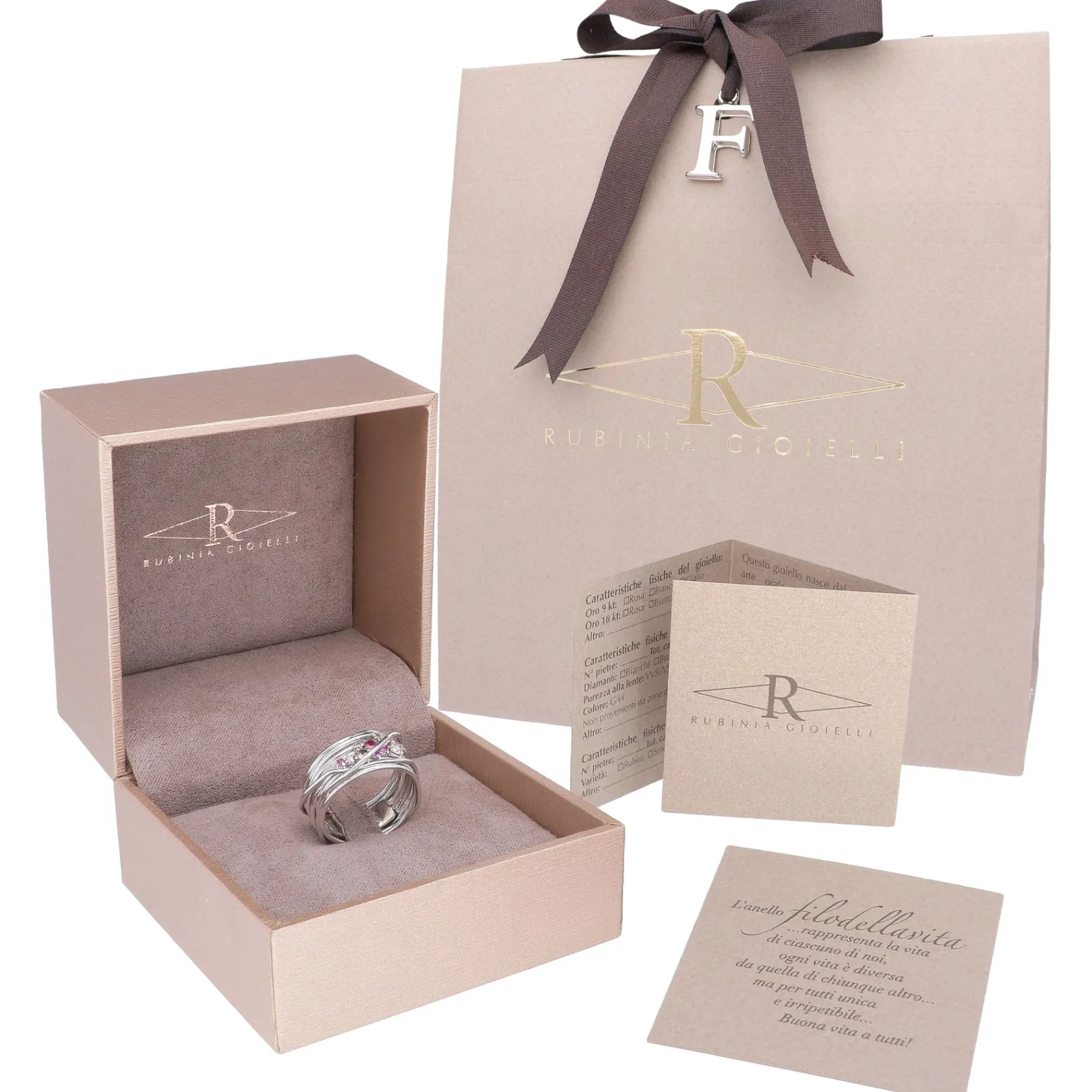 filodellavita_ten__fili_i_4-2.webp Filodellavita Ten 10 fili in Oro Bianco o Oro Rosa 18kt, Diamanti Brown e Rubini | Rubinia Gioielli Best