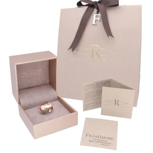 Mignolo Paola in Oro rosa 9kt e Diamante Bianco | Rubinia Gioielli Discount