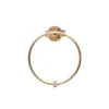 Mono Orecchino Filodamore in Oro Giallo 9kt Cerchio grande e Diamante Bianco | Rubinia Gioielli Discount