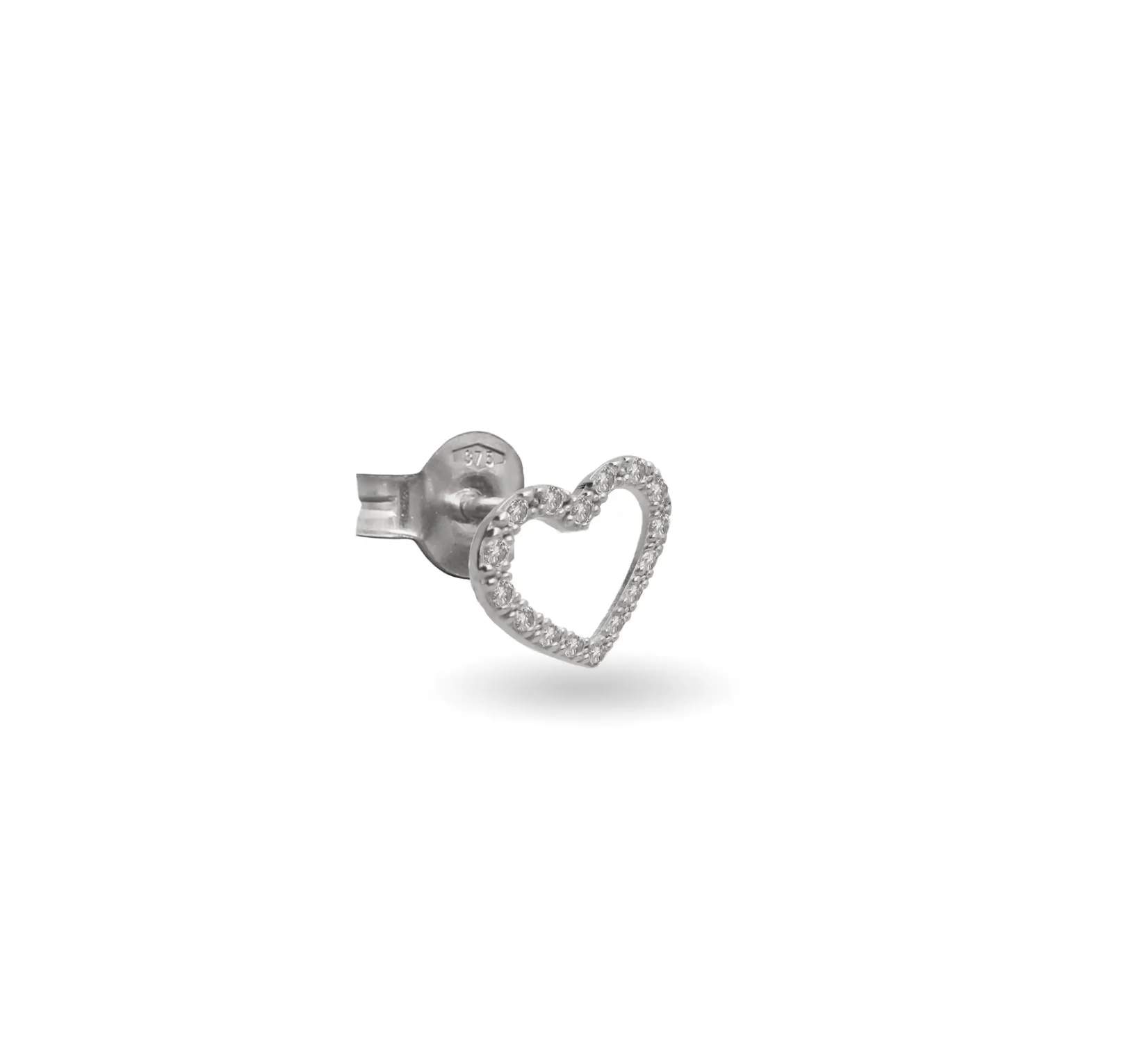 mono_orecchino_filodamore_0-8.webp Mono Orecchino Filodamore in Oro Bianco 9kt e Cuore di Diamanti Bianchi | Rubinia Gioielli Sale