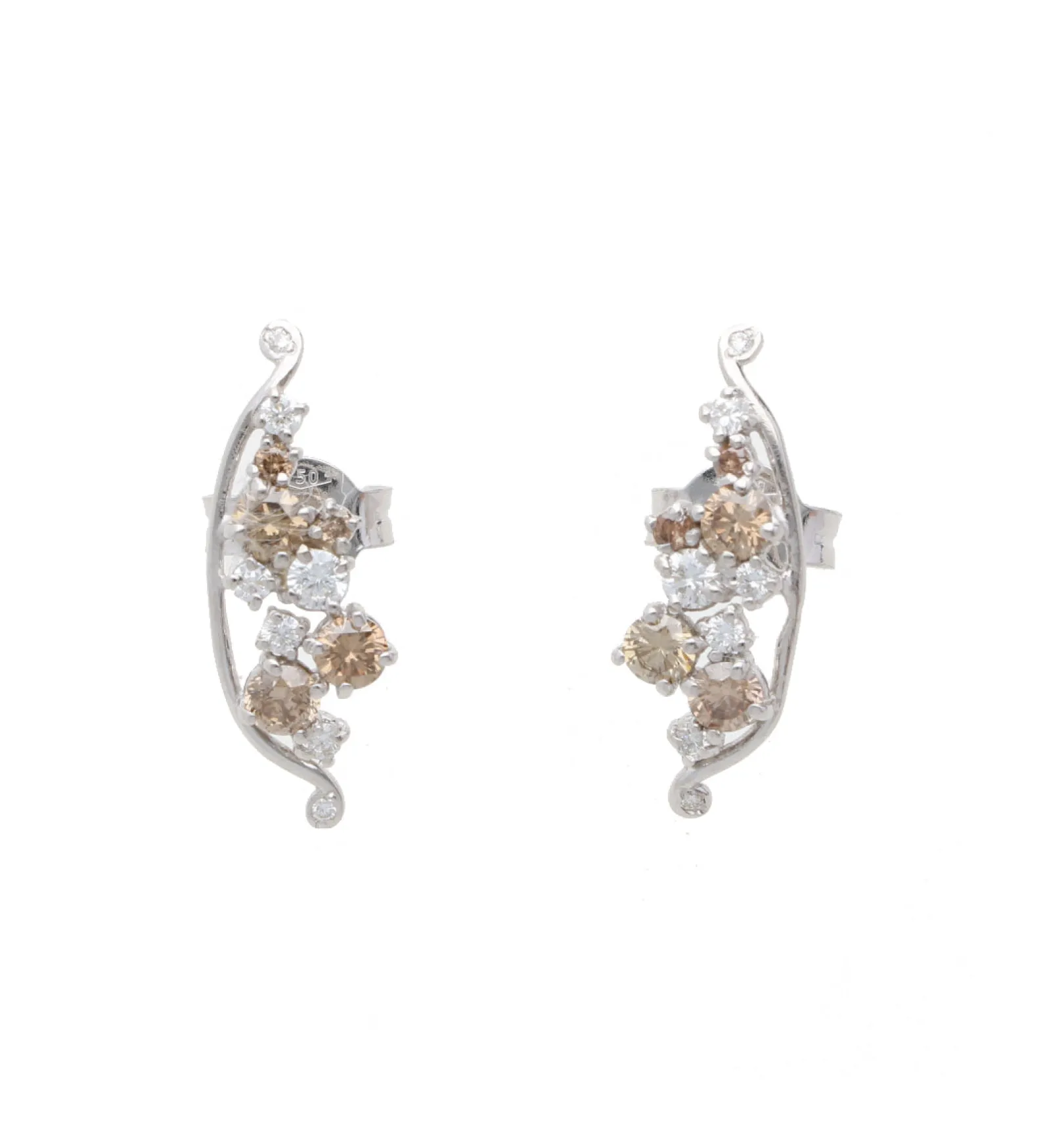 orecchini_filodellavita_t_0.webp Orecchini Filodellavita Ten in Oro Bianco / Oro Rosa 9kt e Diamanti Bianchi e Brown | Rubinia Gioielli Outlet