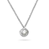 Punto Luce Filodellavita in Oro Bianco con un Diamante Colorless | Rubinia Gioielli Fashion