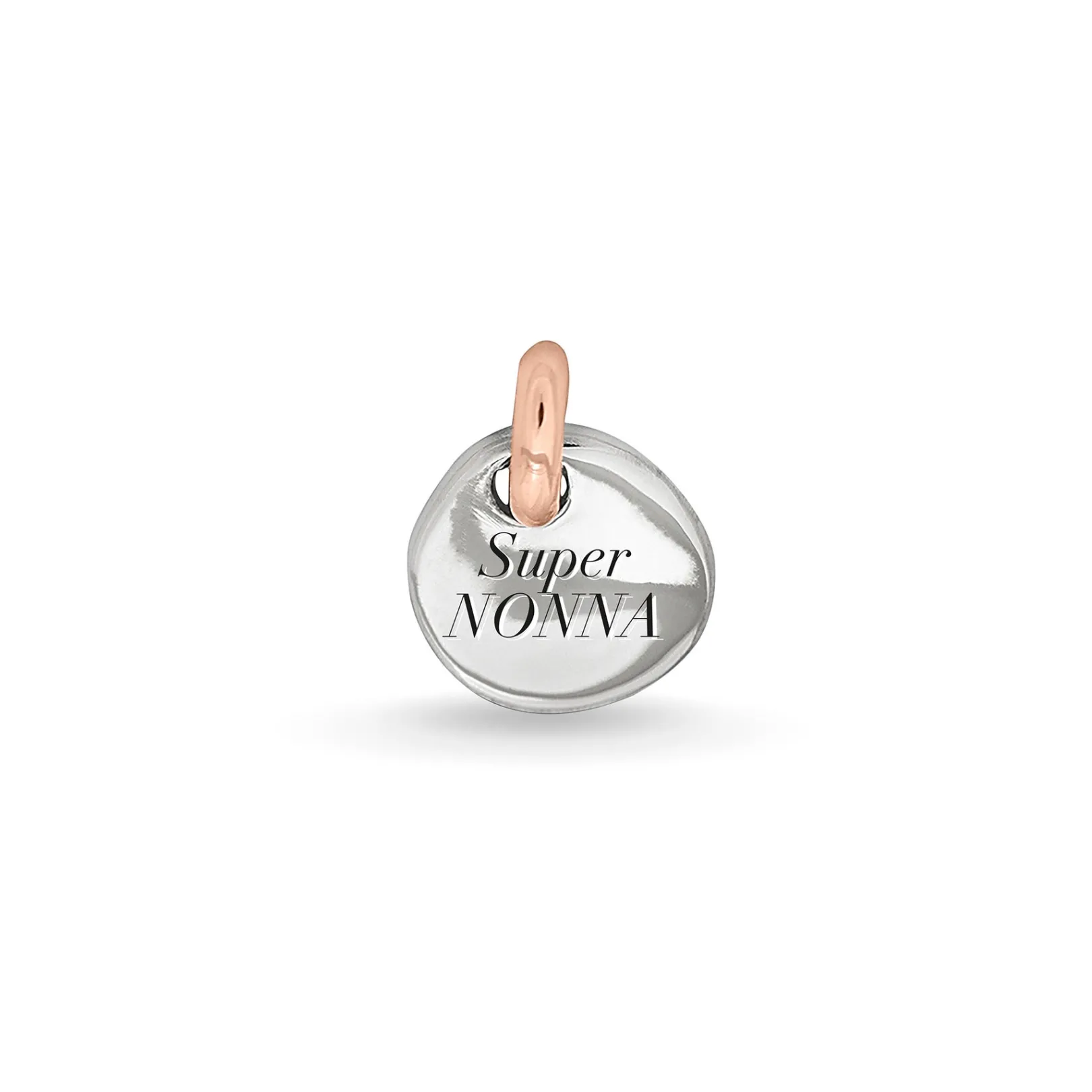 sigillo__mm_in_argento__c_0.webp gillo 13 mm in Argento 925 con maglia in Oro Rosa 9 kt | Rubinia Gioielli Hot