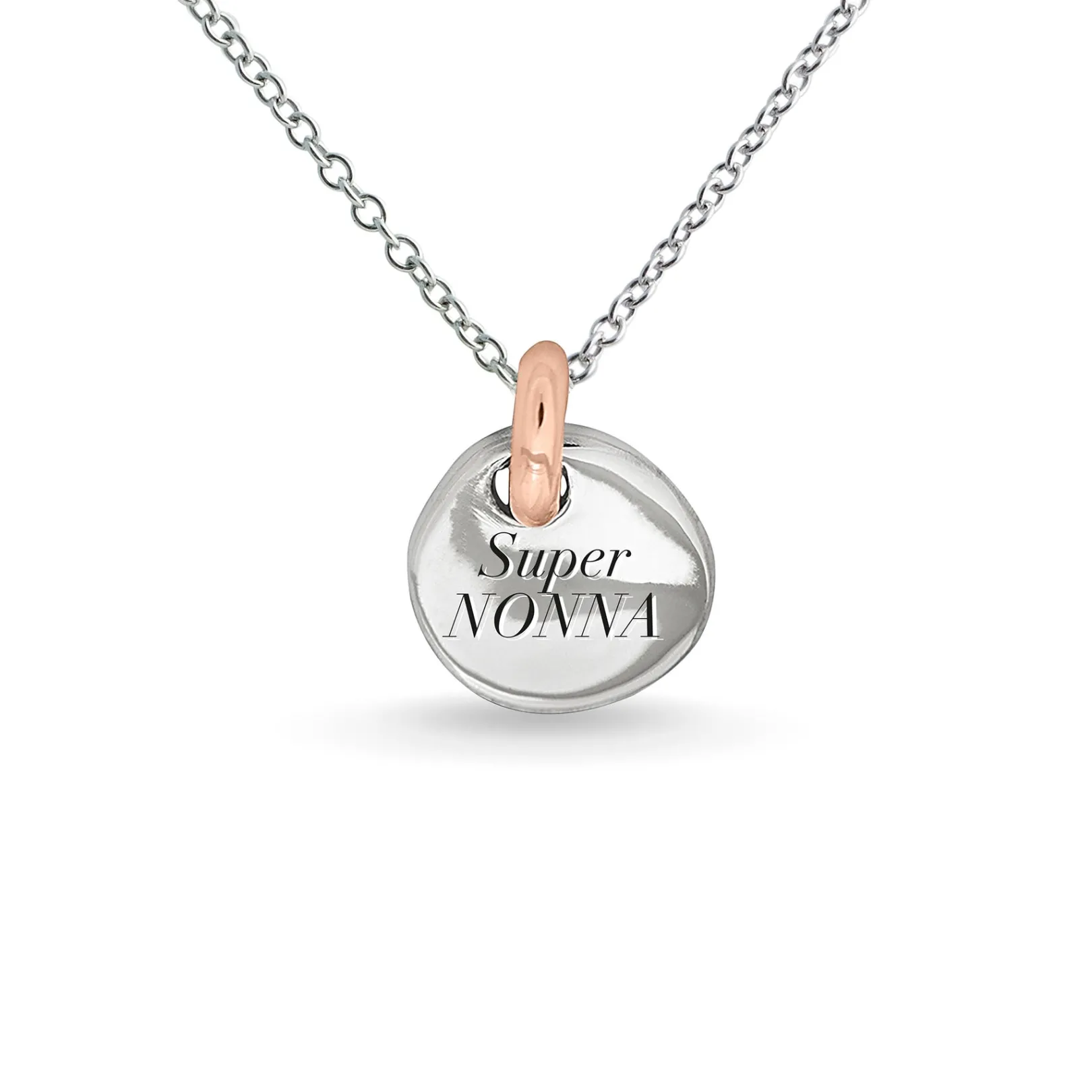 sigillo__mm_in_argento__c_2.webp gillo 13 mm in Argento 925 con maglia in Oro Rosa 9 kt | Rubinia Gioielli Hot