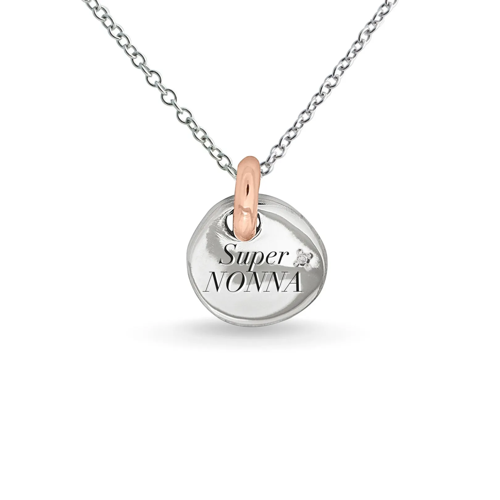 sigillo__mm_in_argento__c_3.webp gillo 13 mm in Argento 925 con maglia in Oro Rosa 9 kt | Rubinia Gioielli Hot