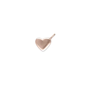 Sigillo Cuore 10mm in Oro Rosa o Oro Giallo 9kt | Rubinia Gioielli Fashion