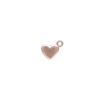 Sigillo Cuore 10mm in Oro Rosa 9kt per orecchino | Rubinia Gioielli New