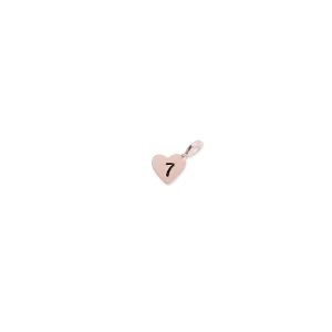 Sigillo cuore 5mm in Oro Rosa o giallo 9kt | Rubinia Gioielli Outlet
