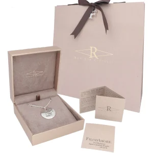 Sigillo Storia da 25mm in Argento 925 e Oro Rosa 9kt inciso a mano | Rubinia Gioielli Clearance