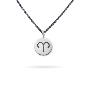 Sigillo Tondo 10mm in Argento 925 con punzoni Zodiaco | Rubinia Gioielli Sale