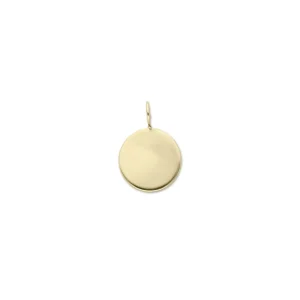 Sigillo Tondo 10mm in Oro Rosa o Giallo 9kt | Rubinia Gioielli Outlet